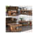 Theirry Solid Wood Floor Shelf Coffee Table with Storage