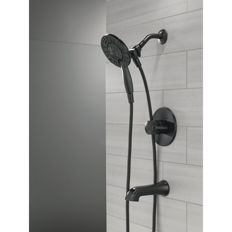 Ensemble de robinet de baignoire à une fonction Albion, ensemble de garniture de douche avec pomme de douche In2ition