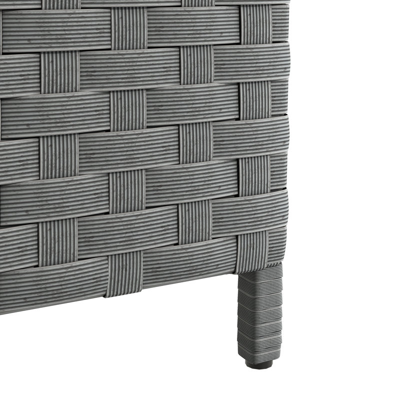 Boîte de rangement d'extérieur 170 gallons Balconera, Gris