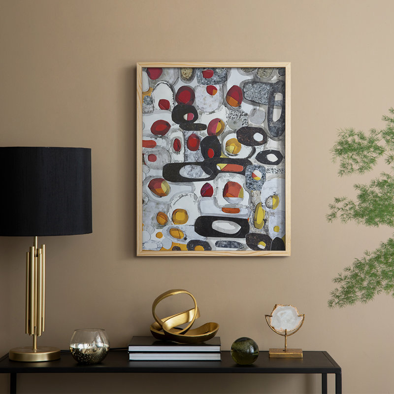 Fruit Collage I Framed Print - Solid Wood, 11" H x 9" W