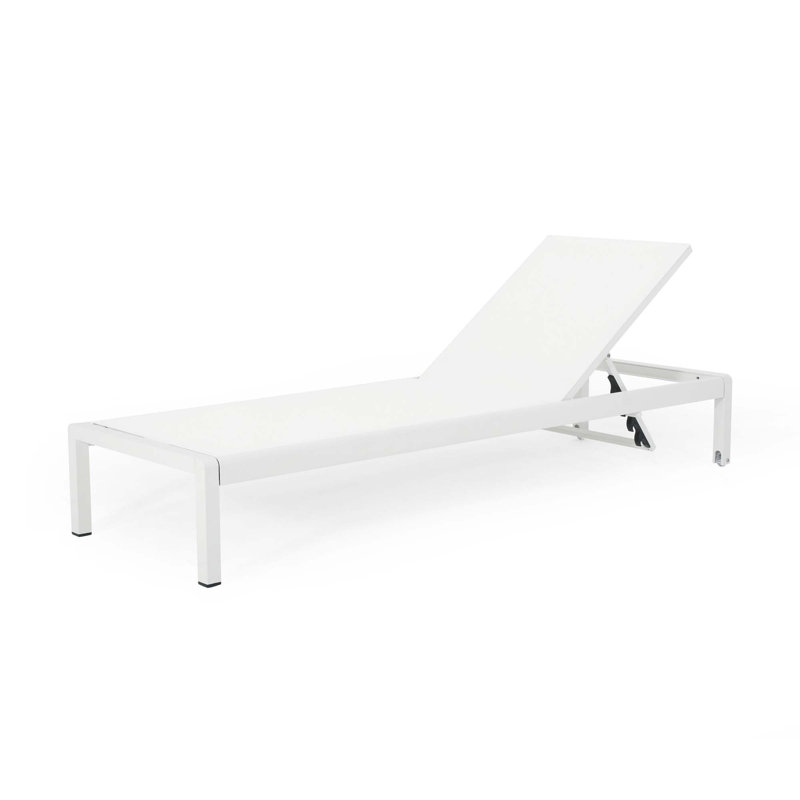 Fashion Chaise Lounge For Outdoor, 1, White