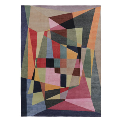 Modern One-of-a-Kind 9'0x12'2 Hand Knotted Area Rug
