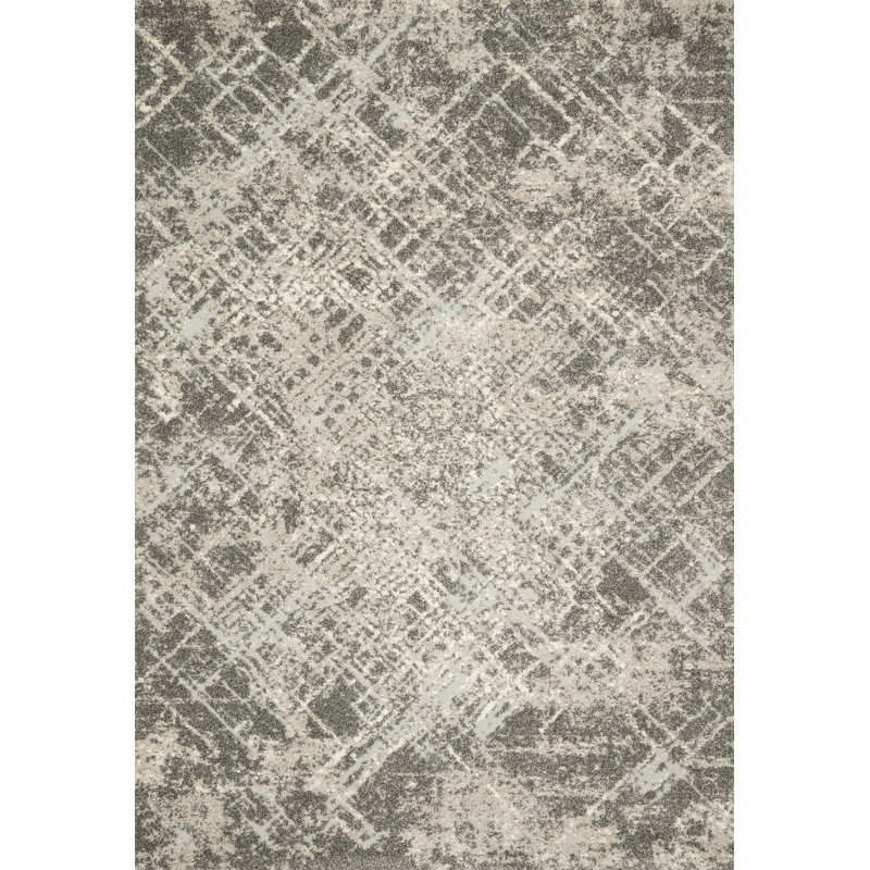 Gilchrist Abstract Indoor Rug, Rectangle 3'10" x 5'7"