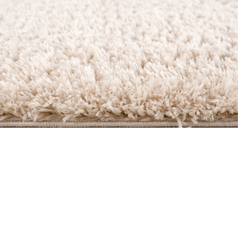Tapis à poils longs en polyester doux, Rectangle 5 pi 3 po x 7 pi