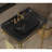28" Bathroom Ceramic Basin With 3 Pre-Drilled Hole, NO Cabinet And Faucet, Black-1386530619