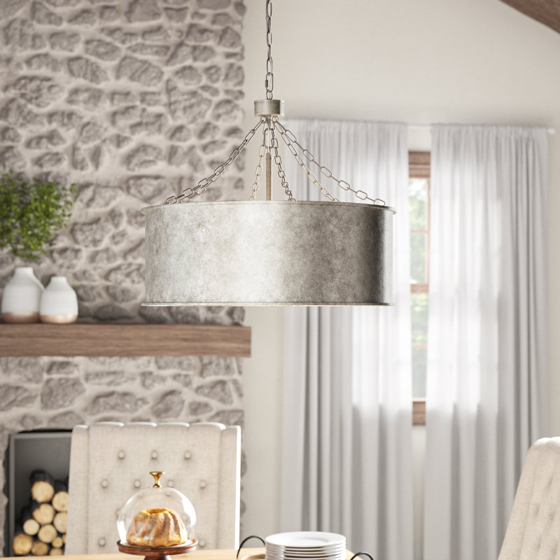 Lustre tambour 3 lumières Scheffer