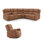 Hunstant 3-Piece Power Reclining Corner Sectional Sofa And Recliner Set With Cupholder
