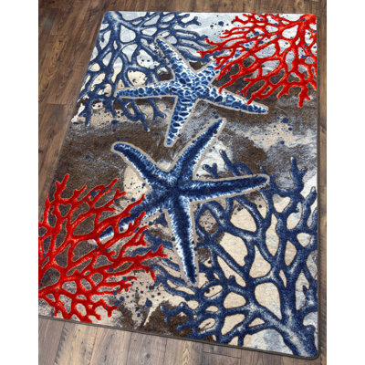 Tapis bleu Aziz