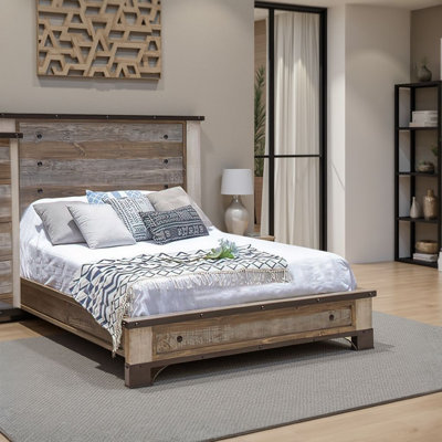 Jacarri Solid Wood Standard Bed