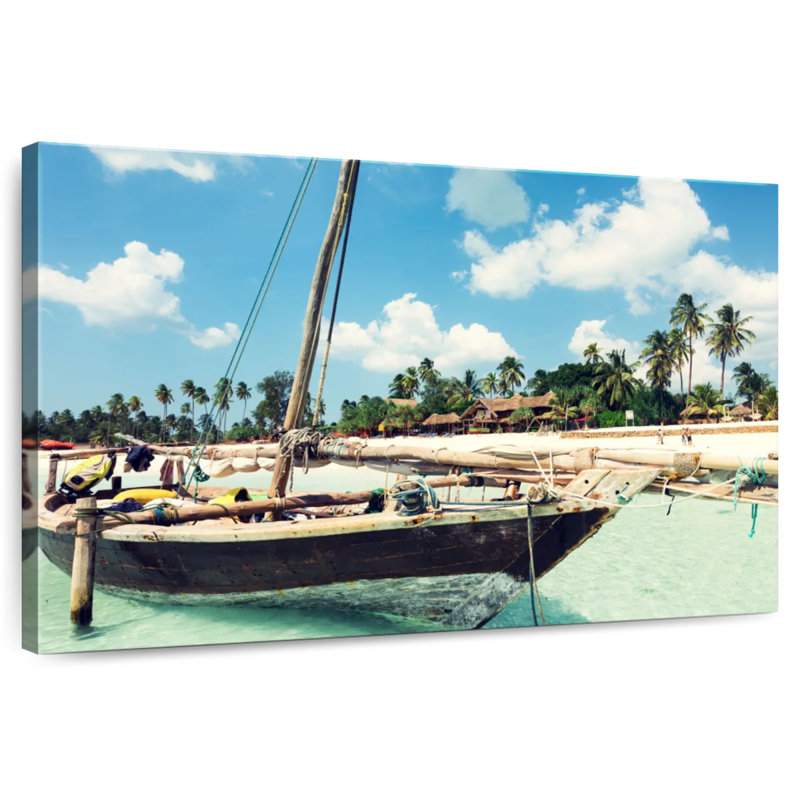 Mehar Zanzibar Island Boat, 20" H x 30" W