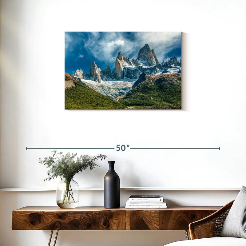 Alvord Snowy Mountain Fitz Roy, 20" H x 30" W
