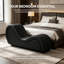 Chaise longue rembourrée en similicuir Graycie pour le yoga