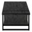 Table basse, accent, cocktail, rectangulaire, salon, métal stratifié de L 48 po, contemporain, moderne-1626250743