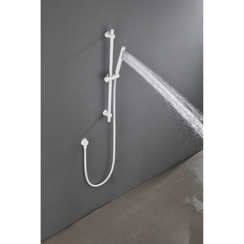 Adjustable Stainless Steel Shower Faucet System With Handheld Head For Easy Bathing