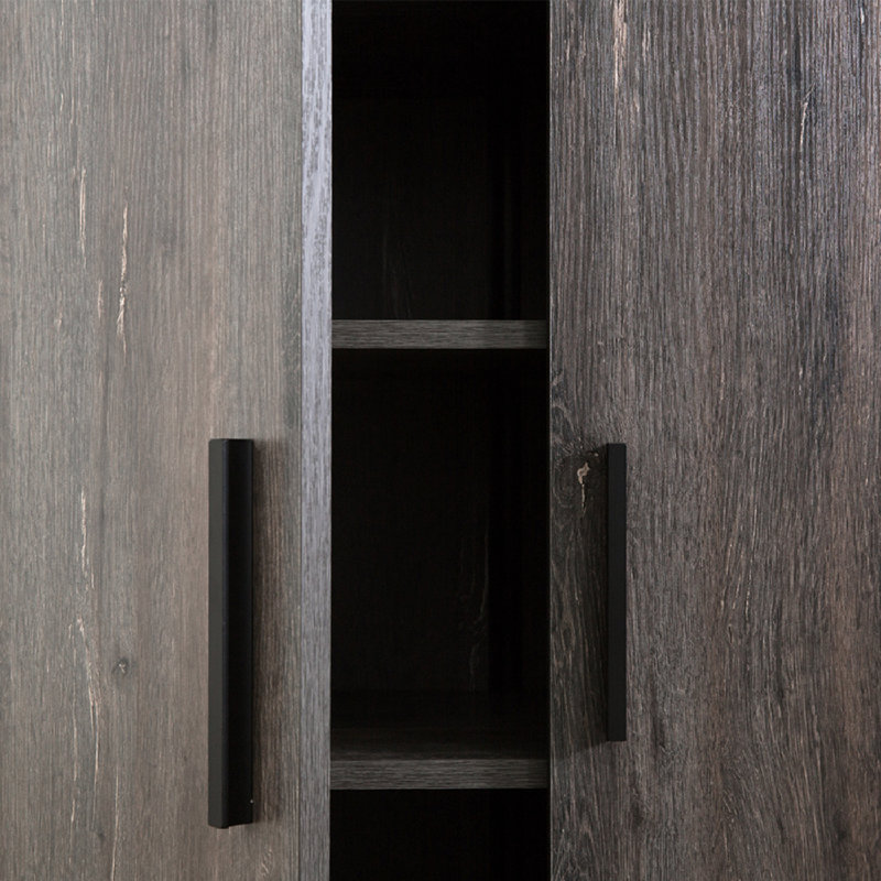 Mia Farmhouse Shoe Cabinet With Six Shelves