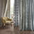 Blakesly Printed Ikat Blackout Single Curtain Panel-938439462-938439459