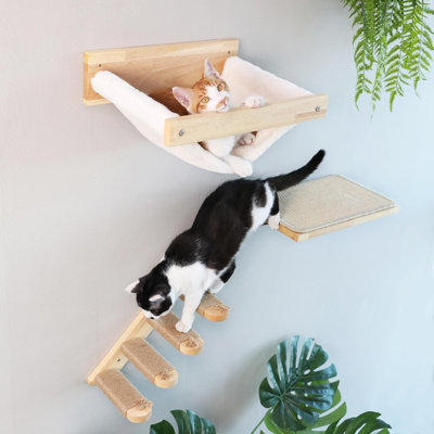 Ensemble de 3 tablettes murales pour chat