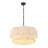 23.2" 6-Light Scalloped Rope Drum Chandelier-1664452977-1664452982