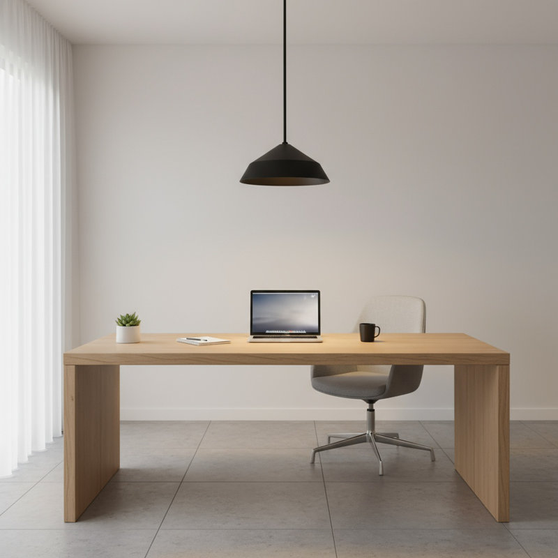 Luminaire suspendu à DEL intégré de 14 po de diamètre - pour la cuisine, la salle à manger et la chambre à coucher