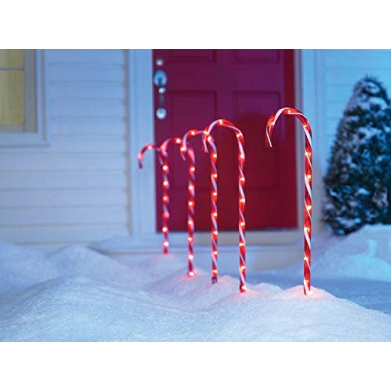 Lumières de sentier de Noël 5 lumières, Paquet de 2 (10 lumières)