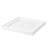 OVE Decors 34" x 32" Rectangle Shower Base Pan, White Acrylic, Center Drain, Reversible Design