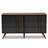 Naoki Modern and Contemporary Grey/Walnut 6-Drawer Bedroom Dresser, 3" H X 20.2" W X 10.6" D