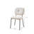 Modern 4-Person Dining Set: Bamboo & MDF Table With Turquoise & Beige Fabric Chairs, Metal Legs – Space-Saving Kitchen/Dining Room Furniture