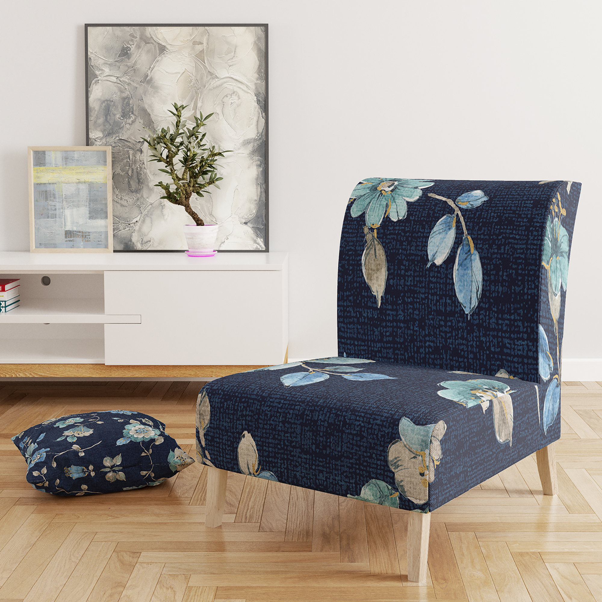 Flower best sale pattern chair