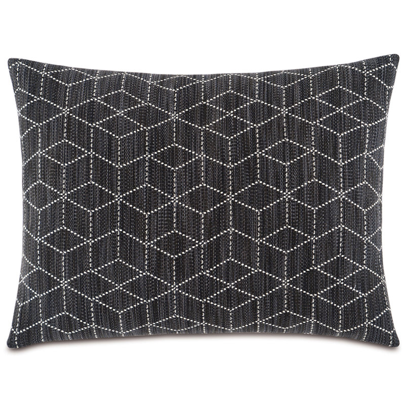 Bale Cotton Blend Ikat Duvet Cover, King Duvet Cover + 5 Shams + 1 Throw Pillow