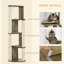 Arbre à chat d'angle moderne de 65 po de hauteur pour grimper, PawHut
