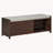 43" Distressed Shutter Storage Bench, Entryway Storage with Storage-1992143304