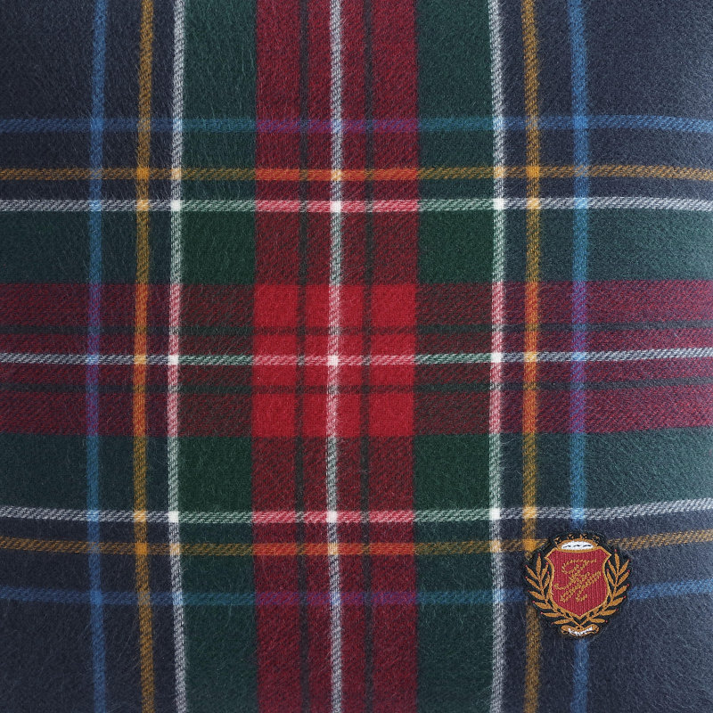 Tommy Hilfiger Devon Tartan Blue Throw Pillow