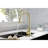 Pull Down Kitchen Faucet Of Gold Stainless Steel - 360 Turning High Nozzle, One For Simple Water Temperature And Flow Control, Corrosion Rust, 16.41 In. Depth, 10.18 Width, 9.2 Height, 4.2 Lb Mass-1600246590