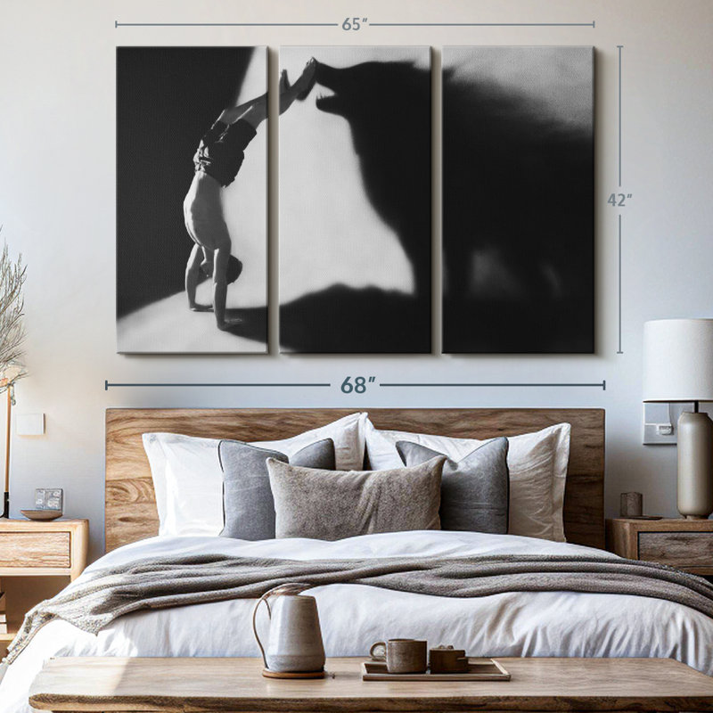 " Workout ", 42" H x 65" W