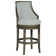 Robroy Swivel Upholstered Counter Stool with Solid Wood Frame
