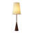 French Vintage-Style Iron & Fabric Floor Lamp