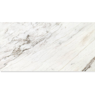 12X24 Inch White Marble Tiles - Natural For Graceful Kitchen And Bathroom Tile 12*24 For Elegant Walls & Floors