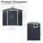 Metal Garden Sheds 7Ftx4.3Ft Outdoor Storage Sheds Coal Grey With Window-123375641-123375646