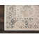 Dreya Oriental Machine Made Power Loom Polypropylene Area Rug in Beige/Gray