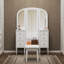 Meuble-lavabo antique avec miroir triple