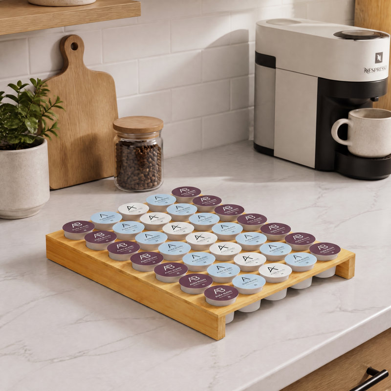 Organisateur de tiroir en bambou K Cup