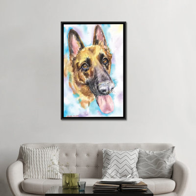 « german berger », reproduction sur toile tendue George Dyachenko