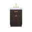 Chestnut 24" Carrara White Marble Countertop Bath Vanity with Faucet-1893509337-1969566195
