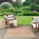 Riebe Rectangle Geometric Machine Woven Polypropylene/Polyester Indoor/Outdoor Area Rug in Jute