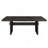 80" Jaramillo Rectangular Dining Table, Black Finish