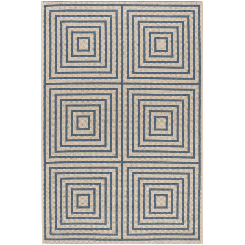 Mckenzie Geometric Hand Woven Indoor / Outdoor Area Rug, Rectangle 122 x 183 cm