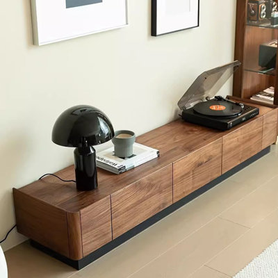 Modern minimalist TV cabinet with storage function