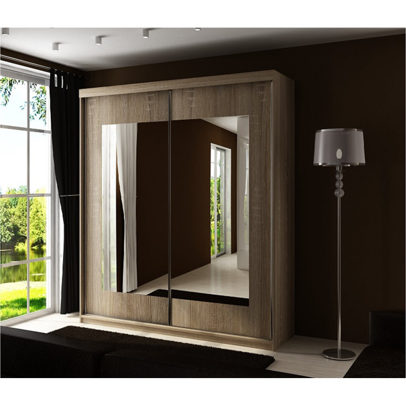 Rupesh 2 Door Wardrobe, Walnut