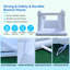 Oxford 13' x 13' White Bounce House with Air Blower