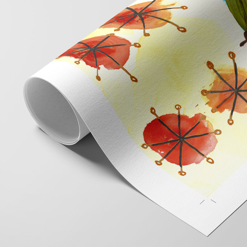 Flower Power II - Impression sur toile seulement - NON-CADRE, null